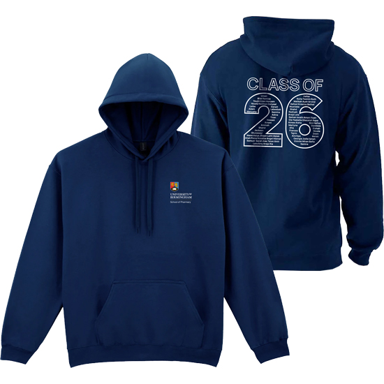 Class of 2026 Hoodie - Navy